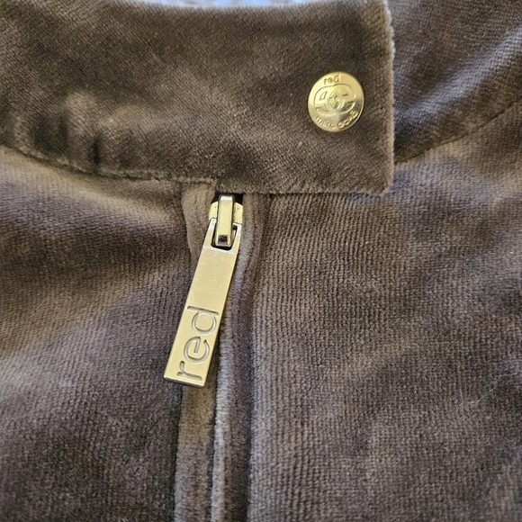 Rare Vintage Inspired Ecko Red Velour Bomber Jacket,JrLarge/WomenSM, Grey/Silver - Picture 9 of 15